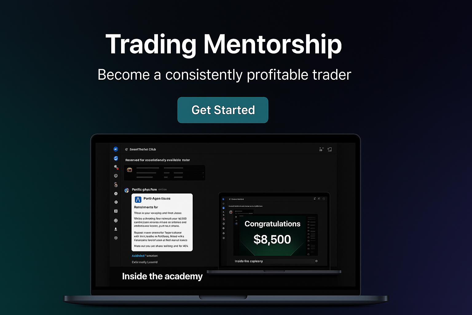 Academy Platform Screenshot