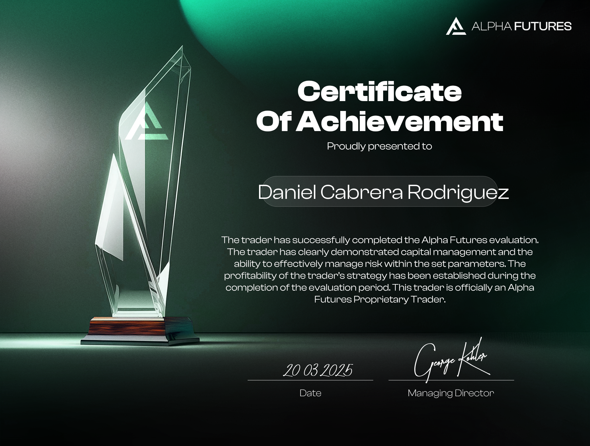 Payout Certificate 4